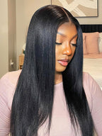 Yaki Straight Echthaarperücke | Glueless 13x6 Spitze | Wear & Go | Lumma
