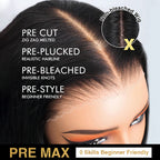 Yaki Straight Echthaarperücke | Glueless 13x6 Spitze | Wear & Go | Lumma