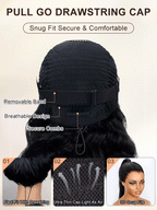 Yaki Straight Echthaarperücke | Glueless 13x6 Spitze | Wear & Go | Lumma