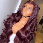 Body Wave Echthaar Lace Perücke | Glueless Lace Front Perücke Farbig | Lumma