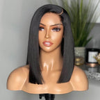 Straight Bob Wig – Brazilian Hair, Glueless, 6×5 HD Lace, 180% Density | Lumma
