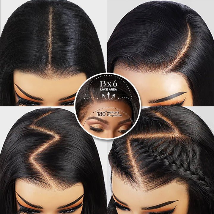 Body Wave Echthaar Lace Perücke | Glueless Lace Front Perücke Farbig | Lumma