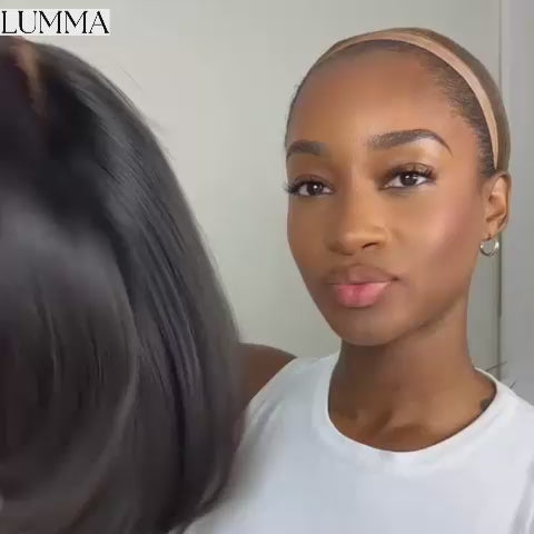 Straight Bob Wig – Brazilian Hair, Glueless, 6×5 HD Lace, 180% Density | Lumma