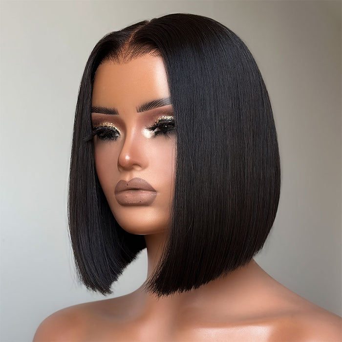 Straight Bob Wig – Brazilian Hair, Glueless, 6×5 HD Lace, 180% Density | Lumma