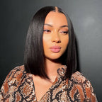 Straight Bob Wig – Brazilian Hair, Glueless, 6×5 HD Lace, 180% Density | Lumma