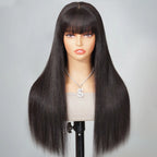 Perücken mit Pony aus Echthaar | 6x5 Spitze | Klebefrei und sofort tragbar | 180 % Dichte – LUMMA