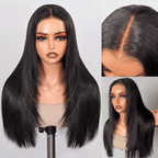 Shoulder-Length Straight Wig | Double Drawn | Glueless | 6×5 Pre-Cut Lace | Lumma