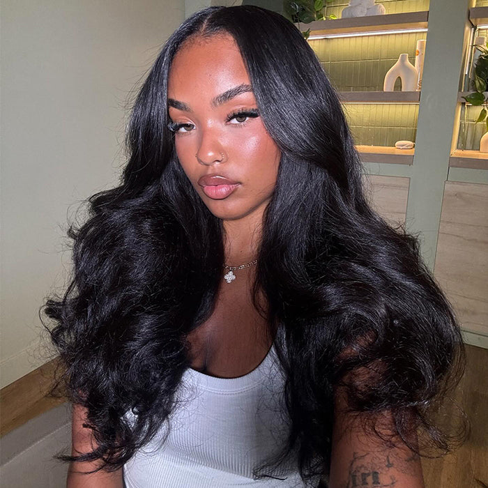 Yaki Body Butterfly Cut Human Hair Wig | Layered V Part | Natural Blend - Lumma